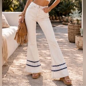 Flying Monkey Flare Bell Bottom Y2K Jeans.